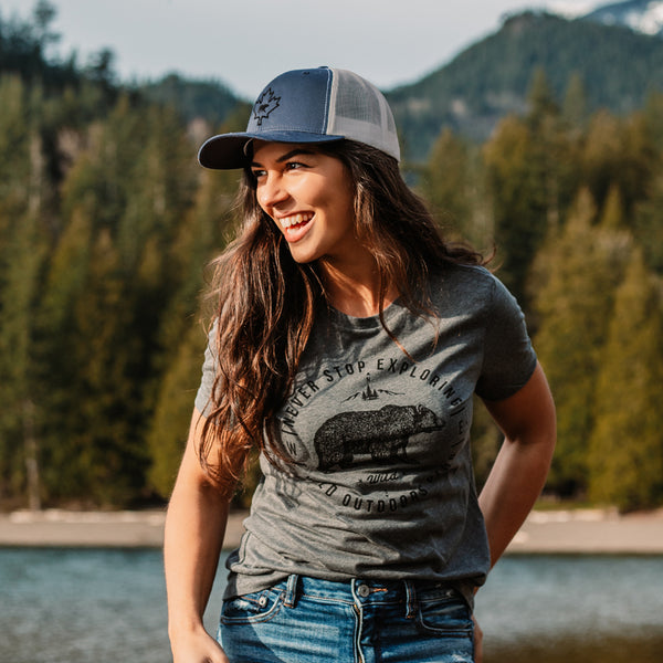 "CANADIAN GRIZ" - VINTAGE SNAPBACK TRUCKER HATS