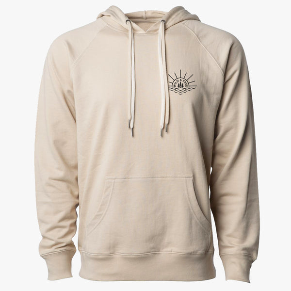 "SUNRISE" CREST - LIGHTWEIGHT TERRY HOODY