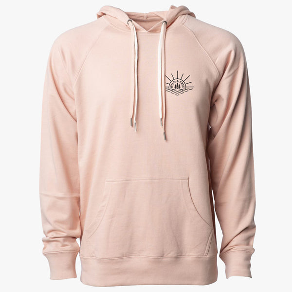 "SUNRISE" CREST - LIGHTWEIGHT TERRY HOODY