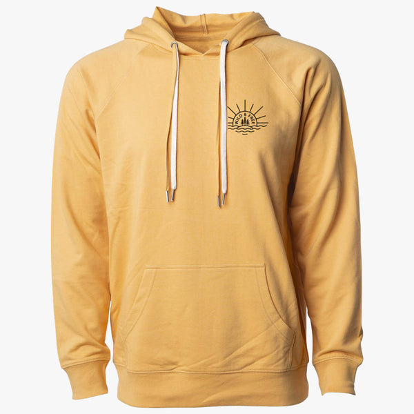 "SUNRISE" CREST - LIGHTWEIGHT TERRY HOODY