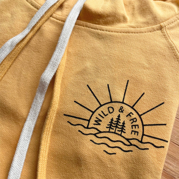 "SUNRISE" CREST - LIGHTWEIGHT TERRY HOODY