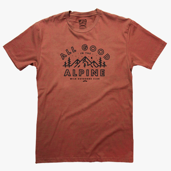 "ALL GOOD IN THE ALPINE" - MENS TEES