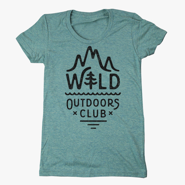 "ALPINE" - WOMEN'S TRI-BLEND TEE - GLACIER