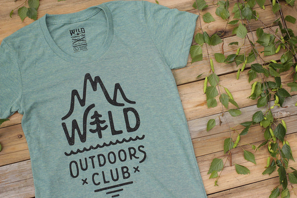 "ALPINE" - WOMEN'S TRI-BLEND TEE - GLACIER