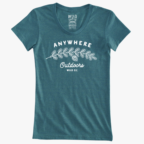 "ANYWHERE OUTDOORS" Women's Tees
