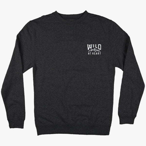 "WILD AT HEART" CREW NECK SWEATSHIRT