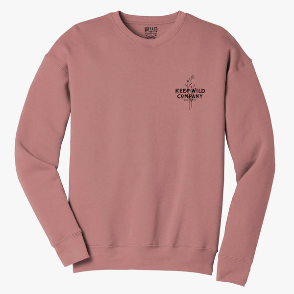 "WILD COMPANY" CREW NECK SWEATSHIRT
