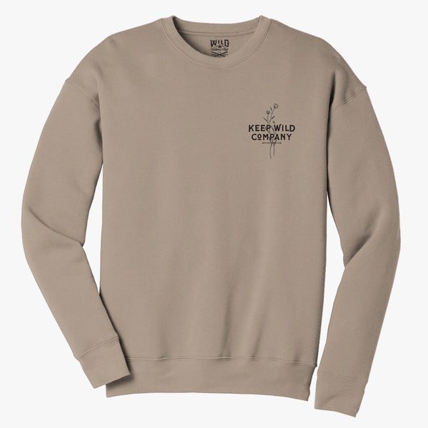 "WILD COMPANY" CREW NECK SWEATSHIRT