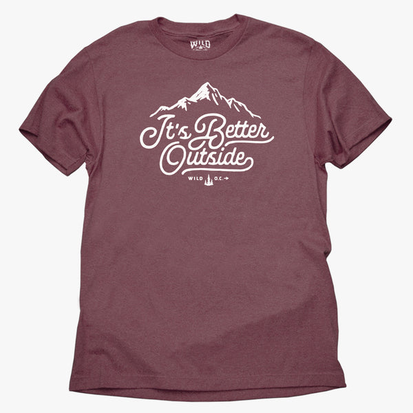 "IT'S BETTER OUTSIDE" - UNISEX TEES