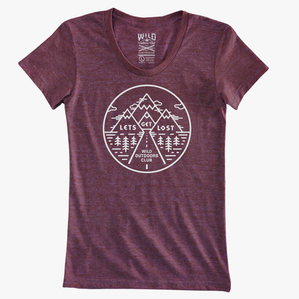 "LETS GET LOST" - TRI-BLEND WOMEN'S TEES
