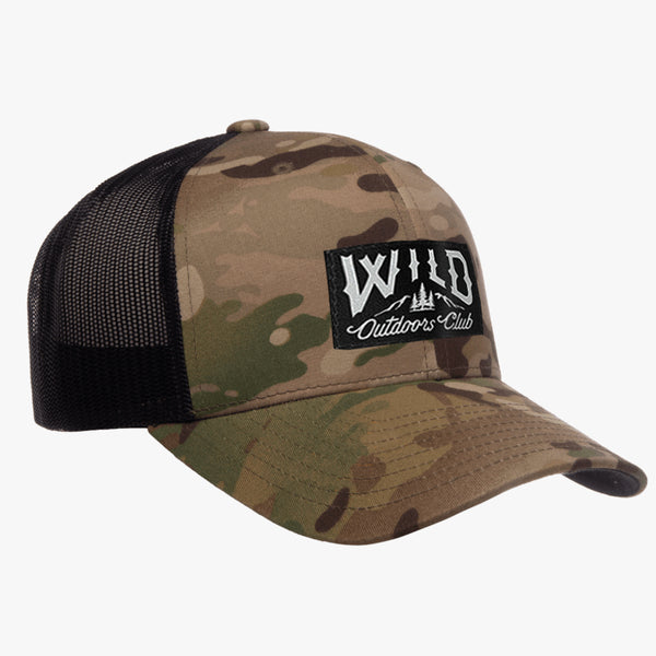 WILD LOGO - SNAPBACK TRUCKER HAT - MULTICAM®