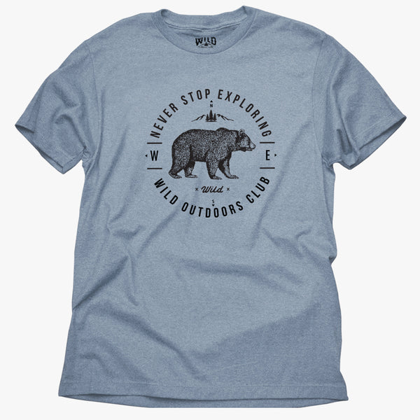 "NEVER STOP EXPLORING" - MENS TEES