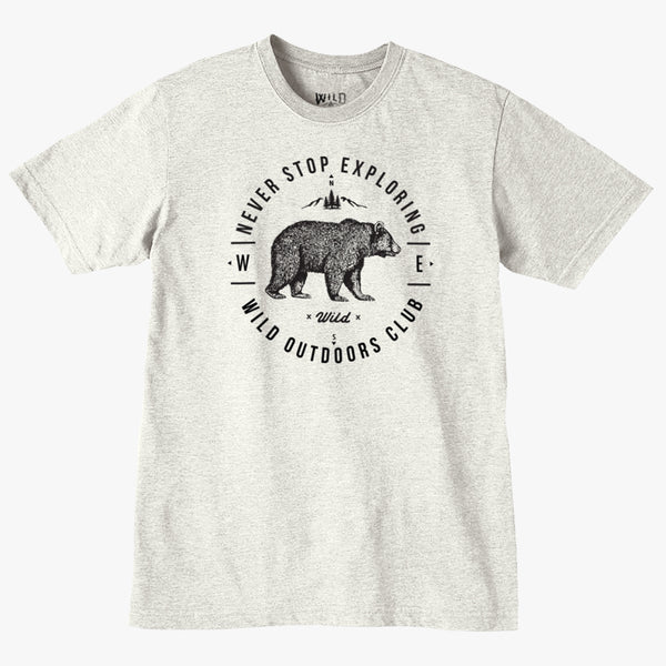 "NEVER STOP EXPLORING" - MENS TEES