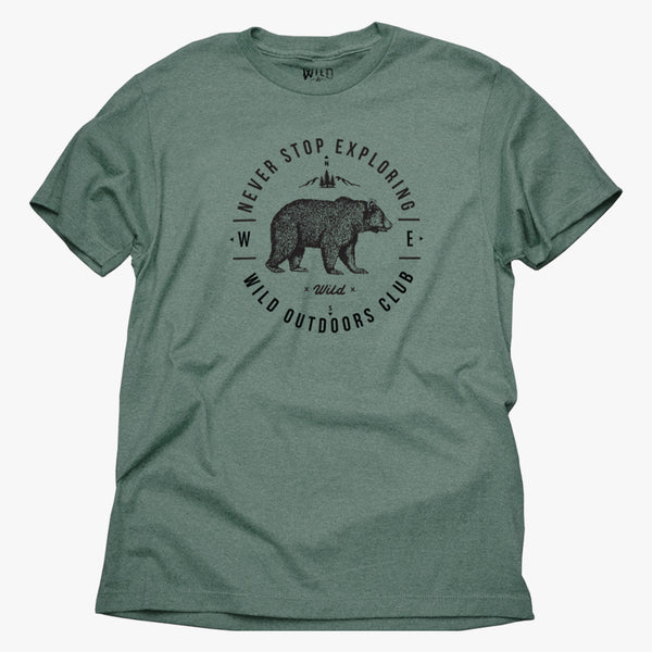"NEVER STOP EXPLORING" - MENS TEES