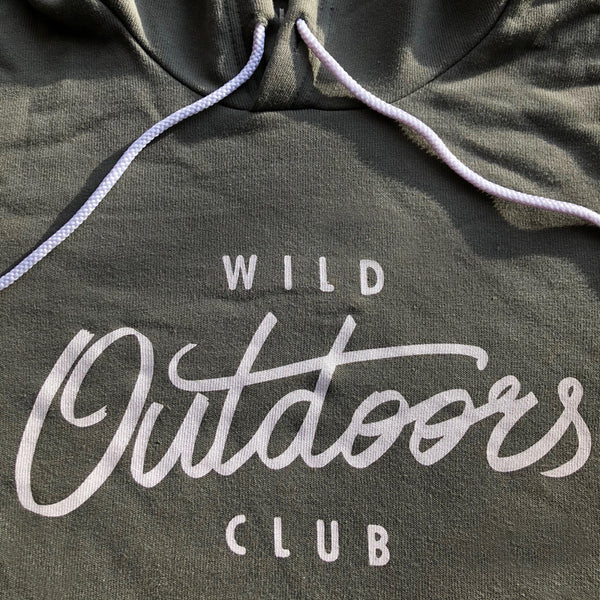 "OUTDOORS" SPONGE FLEECE HOODY