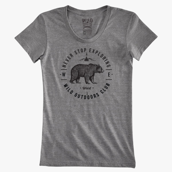 "NEVER STOP EXPLORING" - WOMEN'S TEES