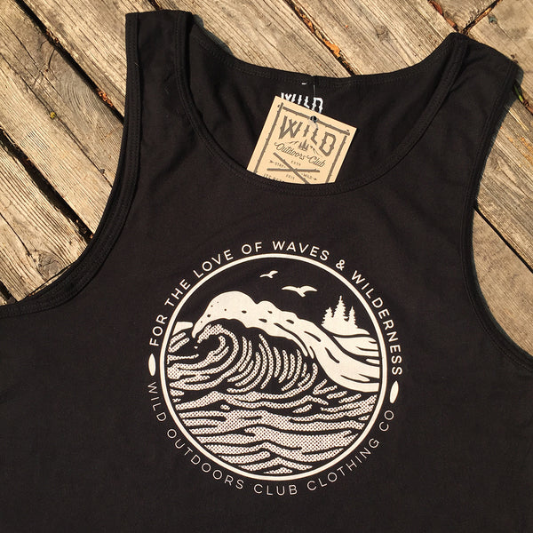 "Waves" - Men's Cut Tanktop