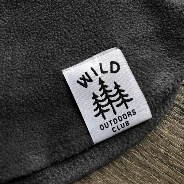 "POLAR FLEECE" WOMEN'S WOOL JACKET - CHARCOAL