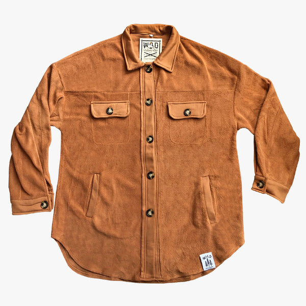 "POLAR FLEECE" WOMEN'S WOOL JACKET - TAN