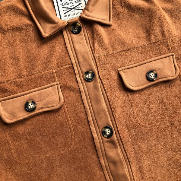 "POLAR FLEECE" WOMEN'S WOOL JACKET - TAN