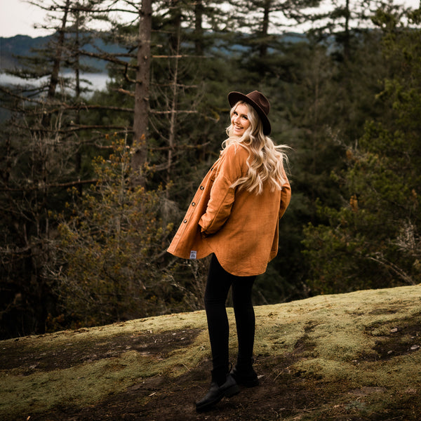"POLAR FLEECE" WOMEN'S WOOL JACKET - TAN