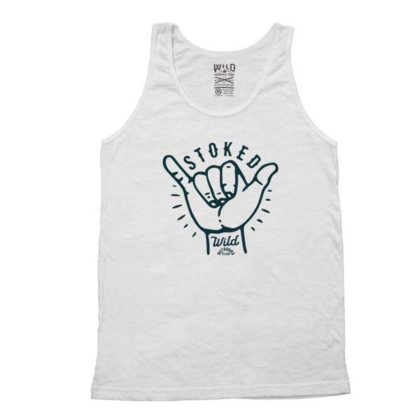 “STOKED" - Men's Cut Tanktop