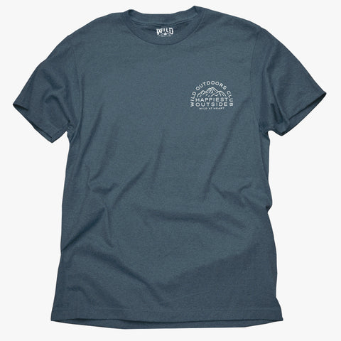 "HAPPIEST OUTSIDE" TEE