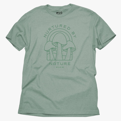 "NURTURED BY NATURE" - MUSHROOMS" TEES