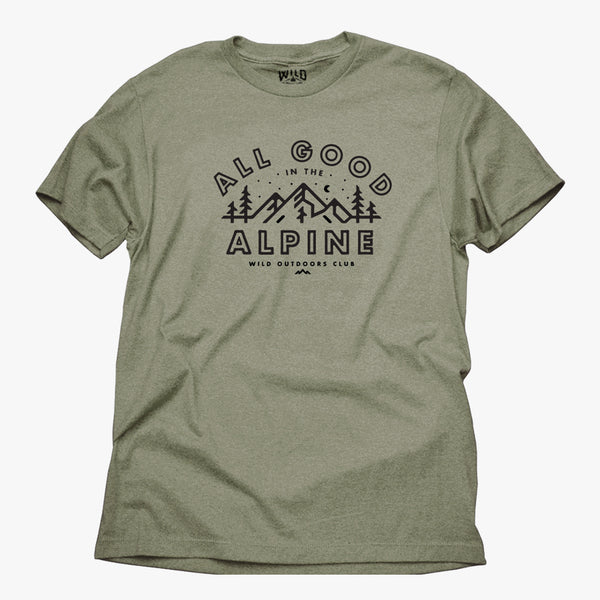 "ALL GOOD IN THE ALPINE" - MENS TEES