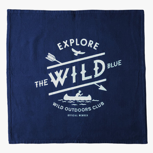 "WILD BLUE" - POCKET FLAG / NAVY