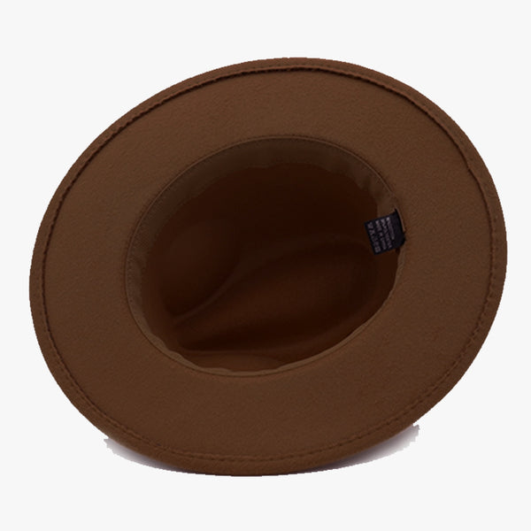 "EXPEDITION" - FELTED WIDE BRIM FEDORA - COFFEE