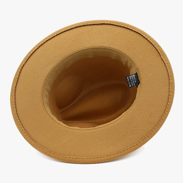 "EXPEDITION" - FELTED WIDE BRIM FEDORA - TAN