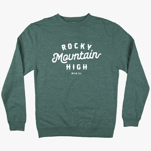 "Rocky Mountain High" CREW NECK SWEATSHIRTS