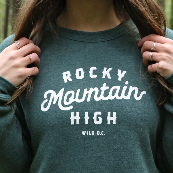 "Rocky Mountain High" CREW NECK SWEATSHIRTS